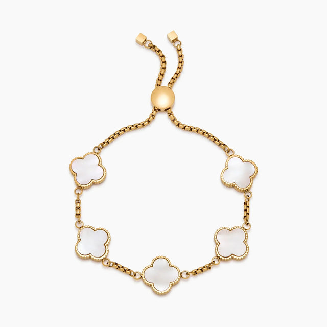 Pulseira de Trevo em Madrepérola