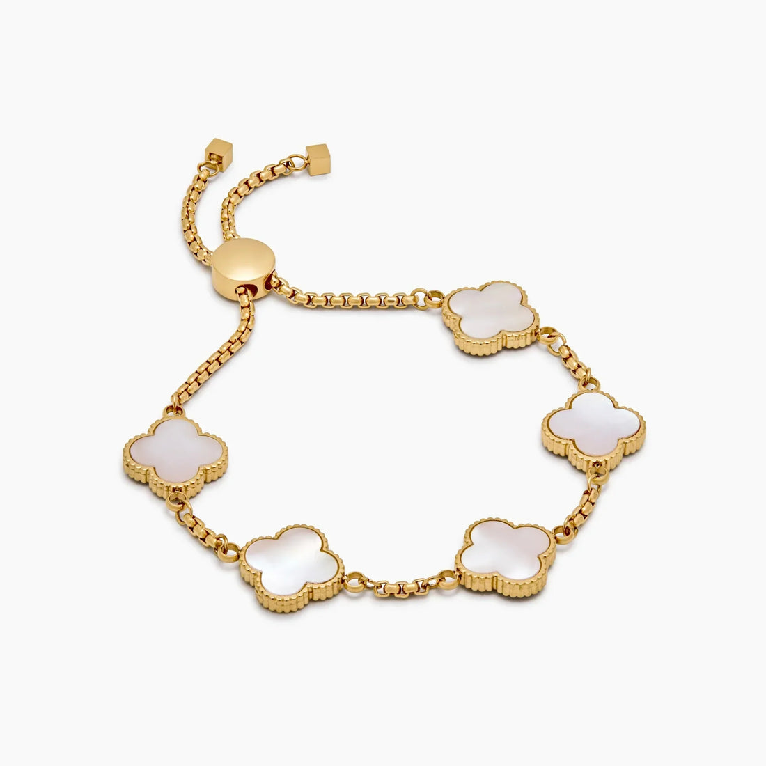 Pulseira de Trevo em Madrepérola