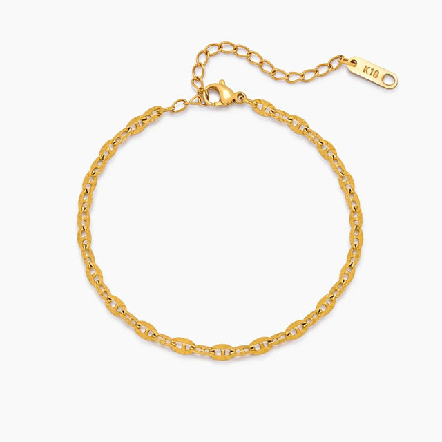 Pulseira de Corrente com Elos Sequin Bold