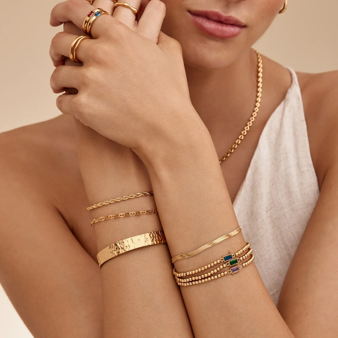 Pulseira de Corrente com Elos Sequin Bold
