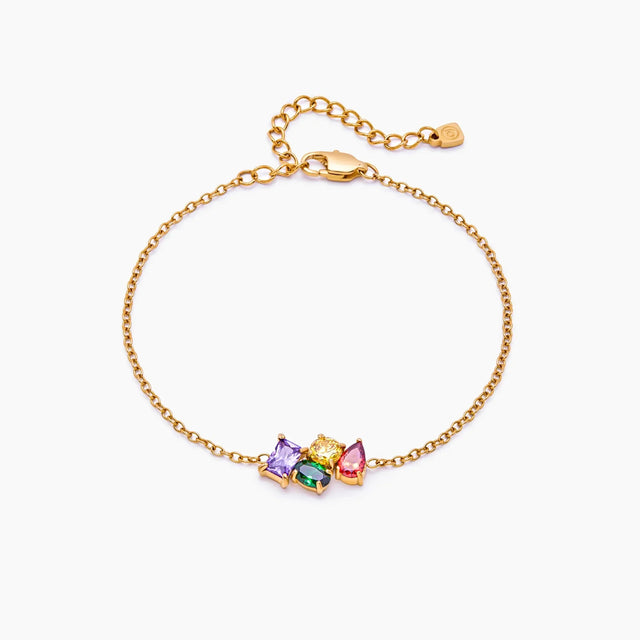 Pulseira Personalizada Legacy com Pedras de Nascimento