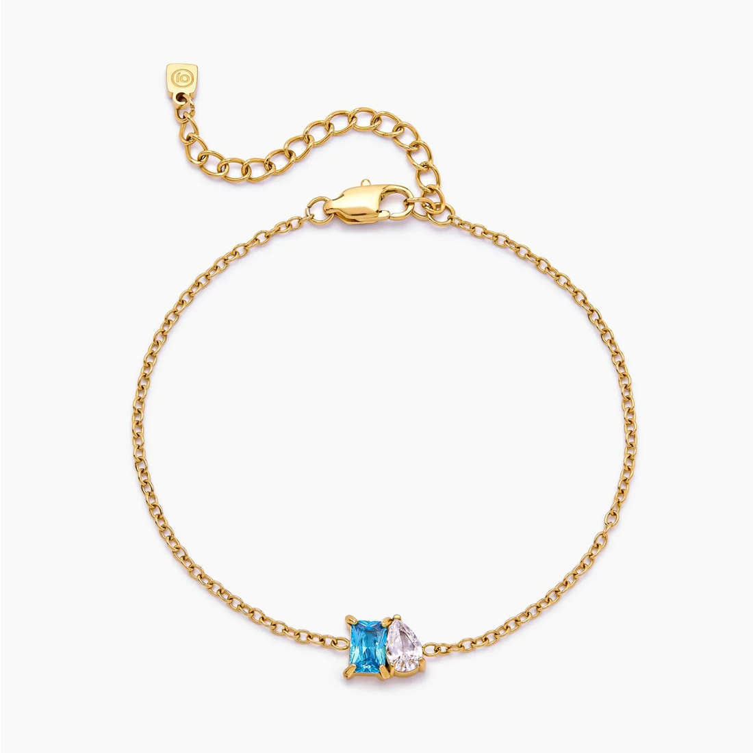 Pulseira Forever Duo com Pedras de Nascimento