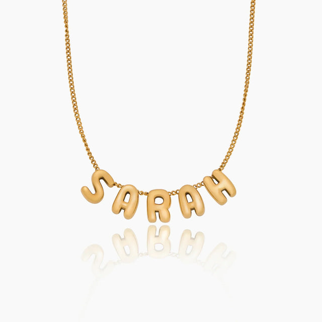 Colar de Nome Personalizado Bubble