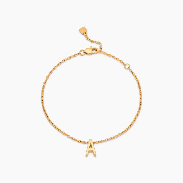 Pulseira Delicada com Berloque Inicial