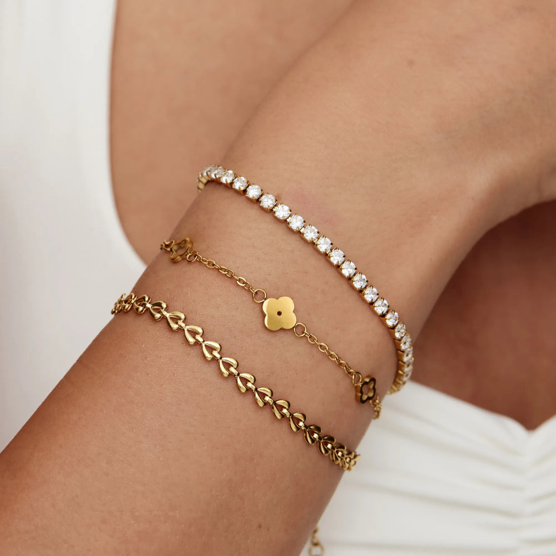 Pulseira Trevo Delicada