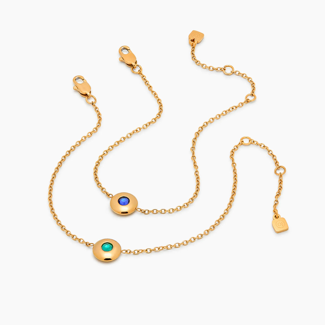Pulseira Mini Berloque com Pedra de Nascimento
