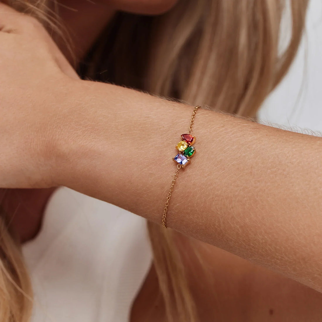 Pulseira Personalizada Legacy com Pedras de Nascimento