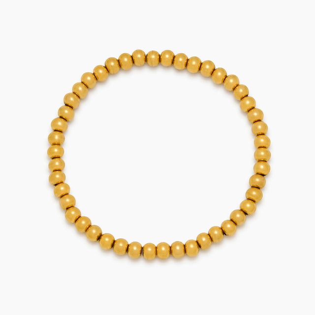Pulseira de Contas Dourada