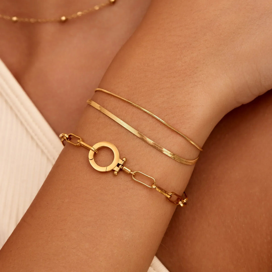 Pulseira Corrente Paperclip Essential