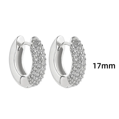 Stainless Steel Big Circle Hoop Earrings