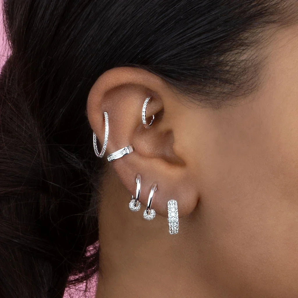 Stainless Steel Big Circle Hoop Earrings