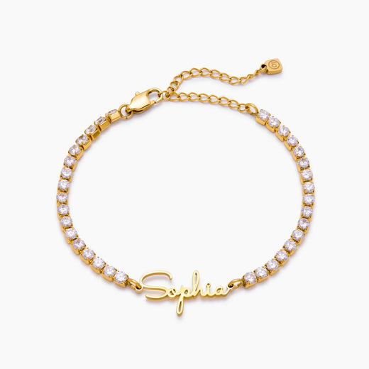 Pulseira Tênis com Nome Personalizado