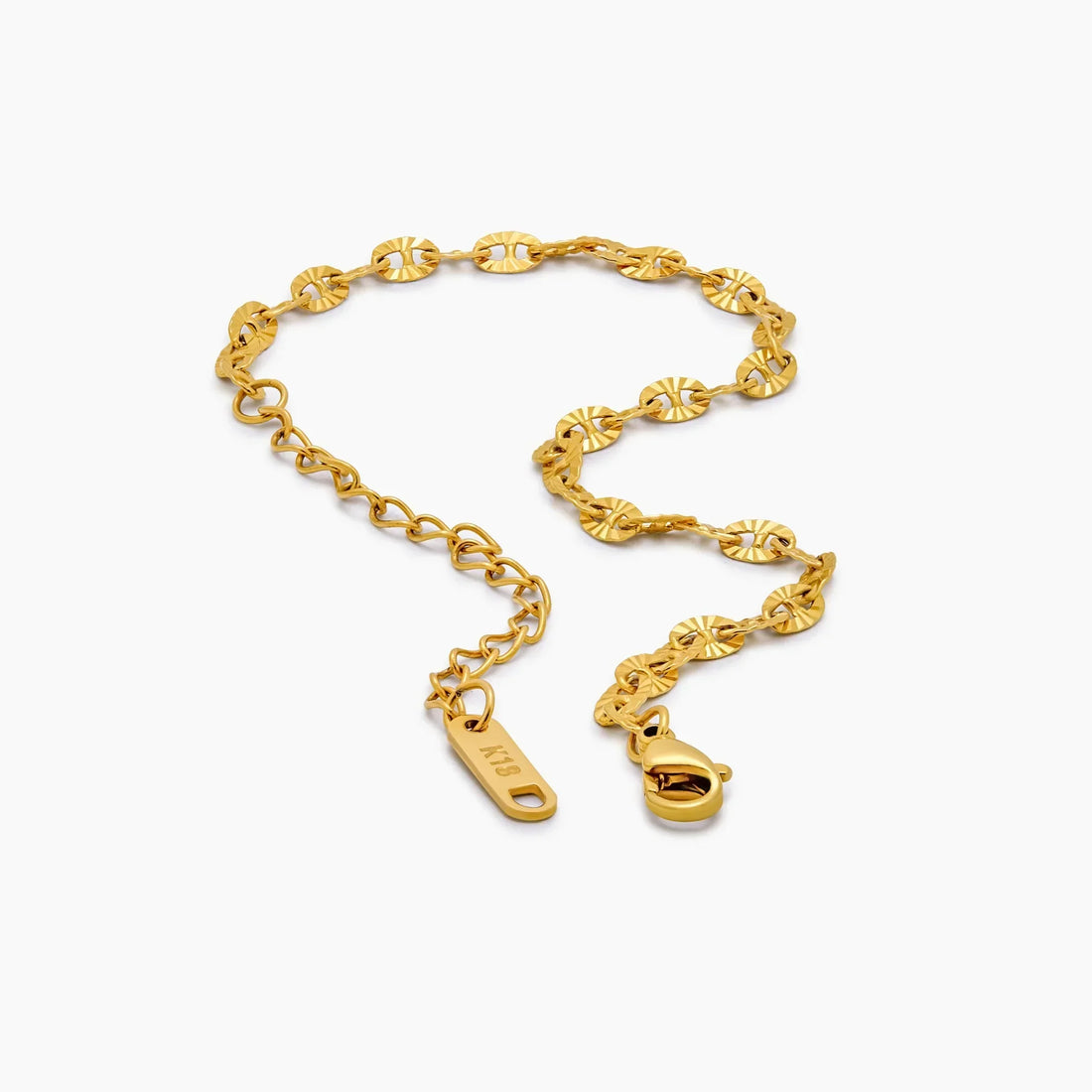 Pulseira de Corrente com Elos Sequin Bold