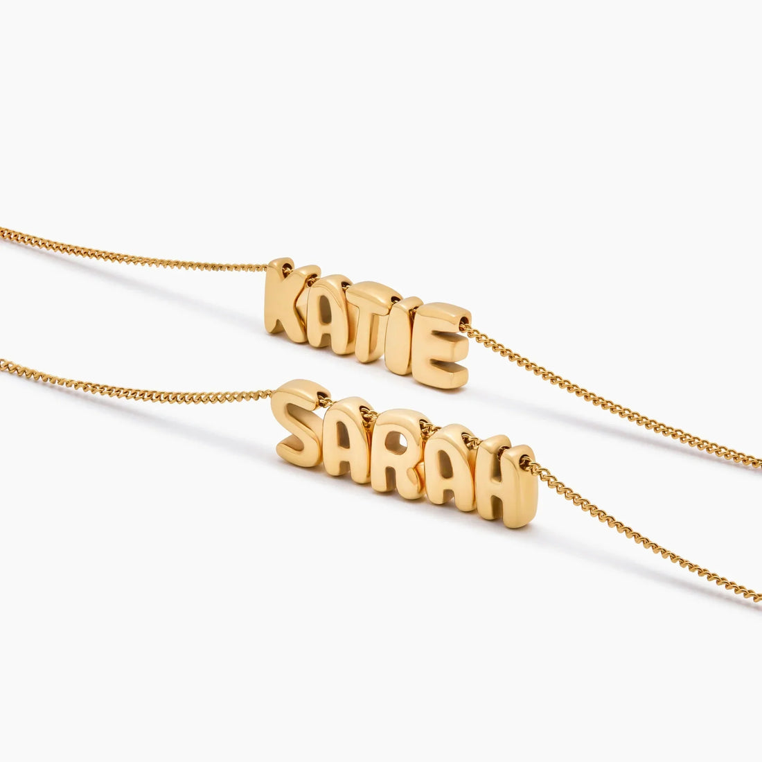 Colar de Nome Personalizado Bubble