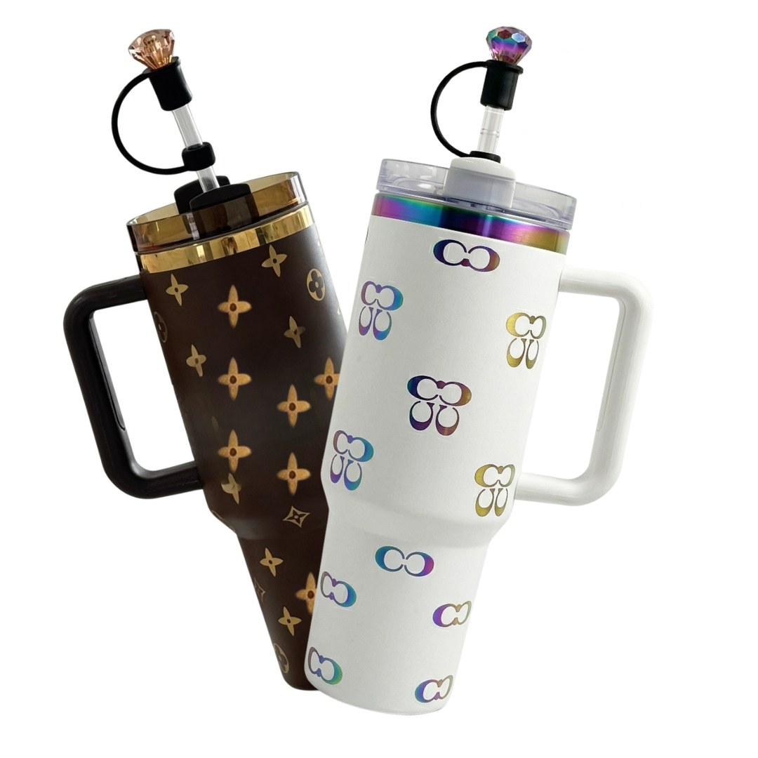 Kit 2 Glasses Brown + White