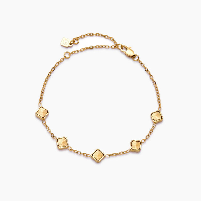 Pulseira Mini Trevo Sunburst