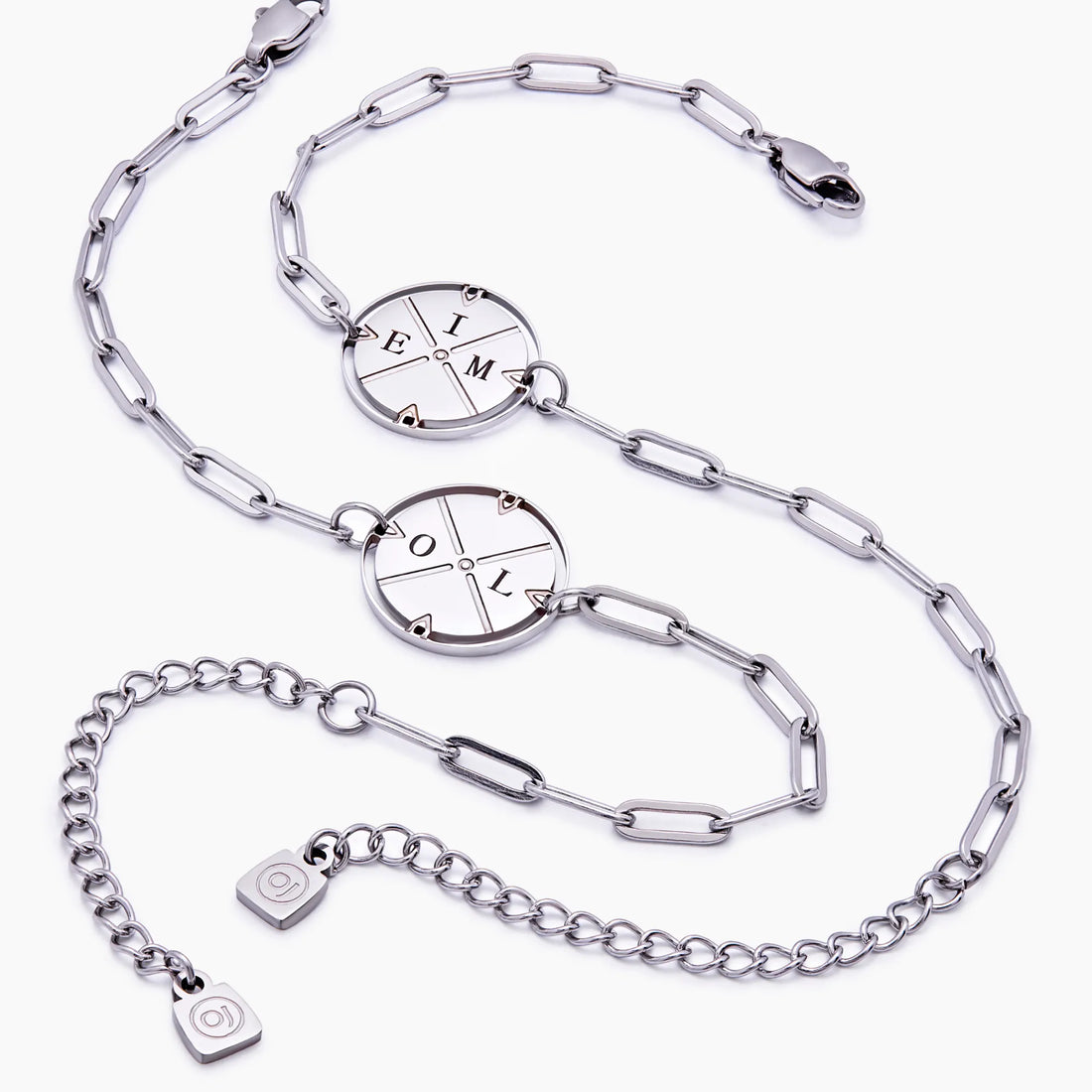 Pulseira de Bússola Gravada