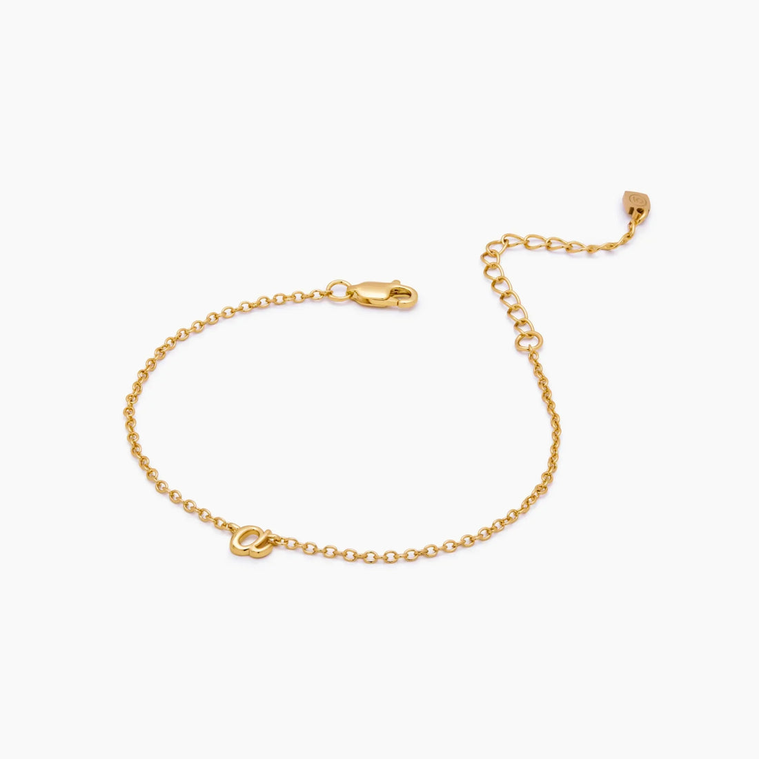 Pulseira Delicada com Inicial em Cursiva
