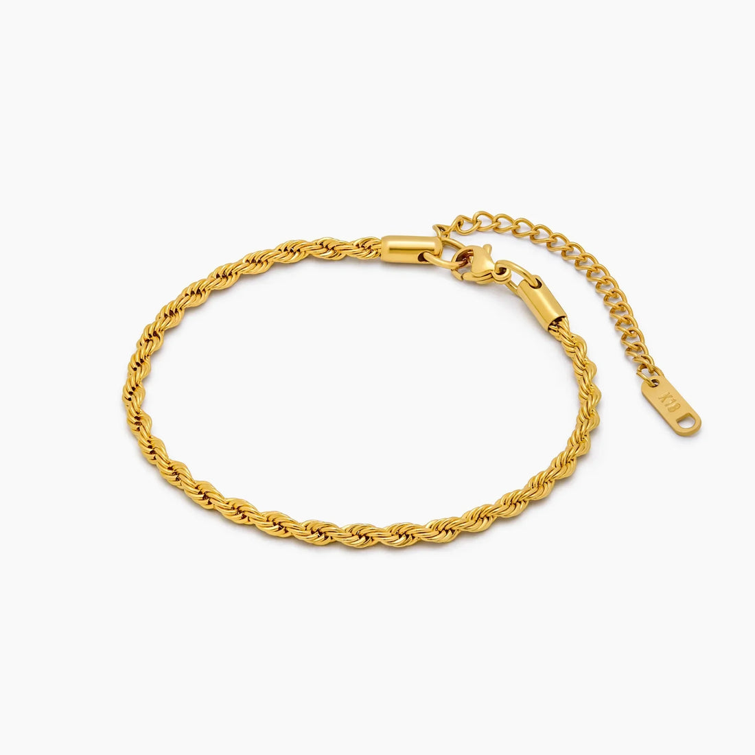 Pulseira de Corrente Trançada