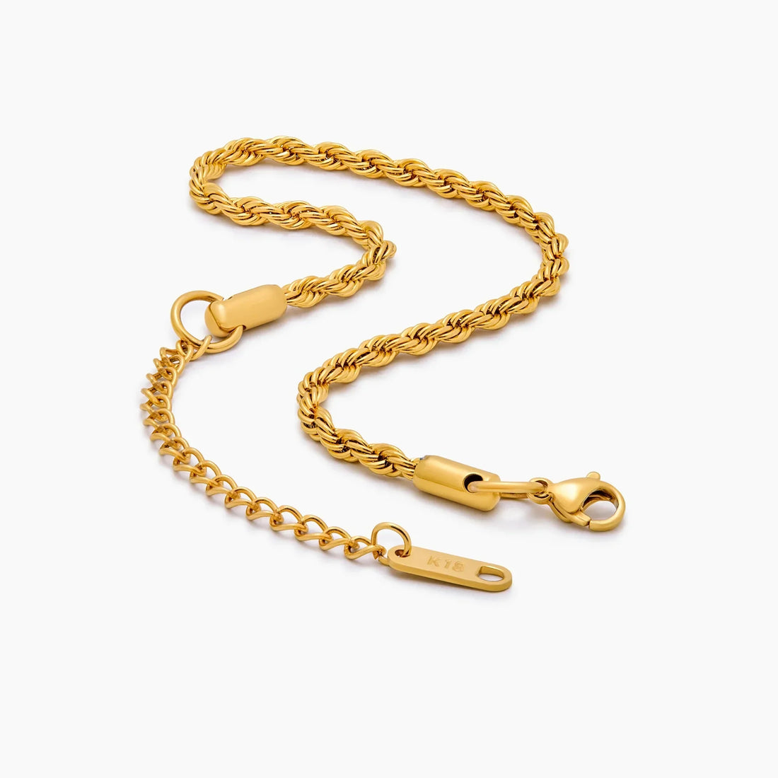 Pulseira de Corrente Trançada